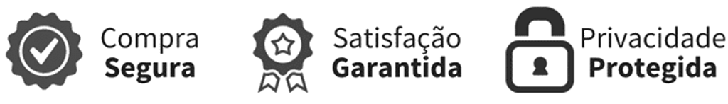 Compra segura - Pix, Cartão e Garantia de 7 dias