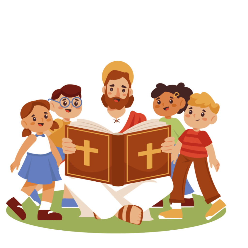 Jesus com as crianças