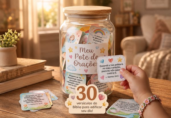Potinho da Oração 30 cards